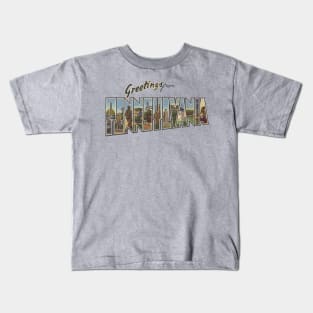 Greetings from Pennsylvania Kids T-Shirt